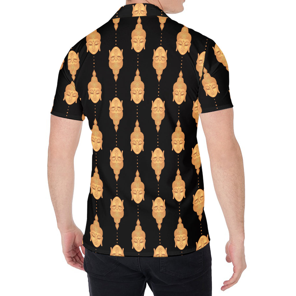 Buddha Pattern Print Men's Shirt