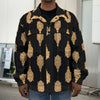 Buddha Pattern Print Men's Shirt Jacket