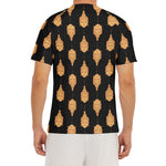 Buddha Pattern Print Men's Short Sleeve Rash Guard