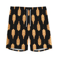 Buddha Pattern Print Men's Athletic Shorts