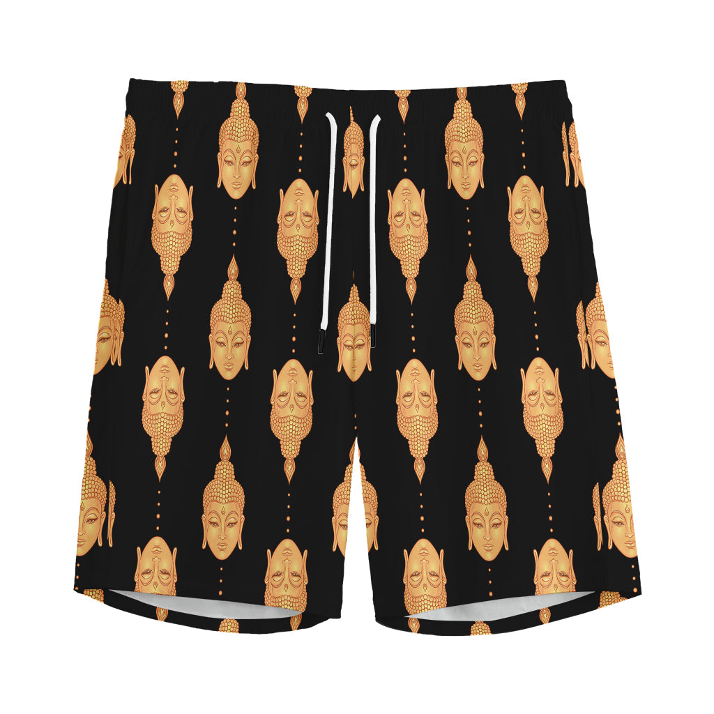 Buddha Pattern Print Men's Sports Shorts