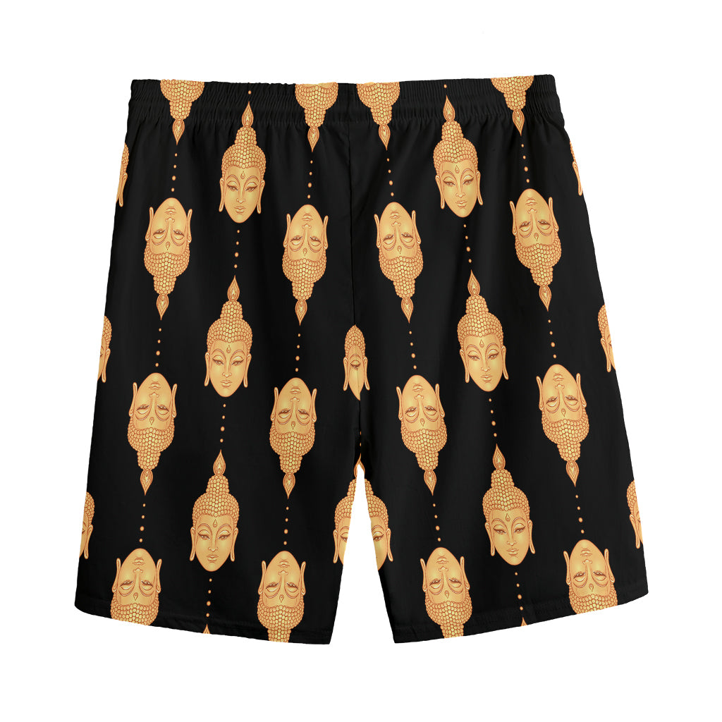 Buddha Pattern Print Men's Sports Shorts