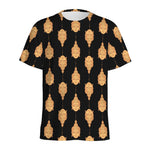 Buddha Pattern Print Men's Sports T-Shirt