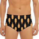 Buddha Pattern Print Men's Triangle Swim Briefs