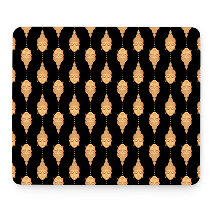 Buddha Pattern Print Mouse Pad