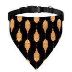 Buddha Pattern Print Over The Collar Dog Bandana