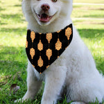 Buddha Pattern Print Over The Collar Dog Bandana