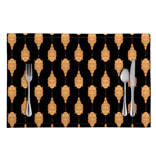 Buddha Pattern Print Placemat