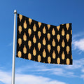 Buddha Pattern Print Polyester Flag