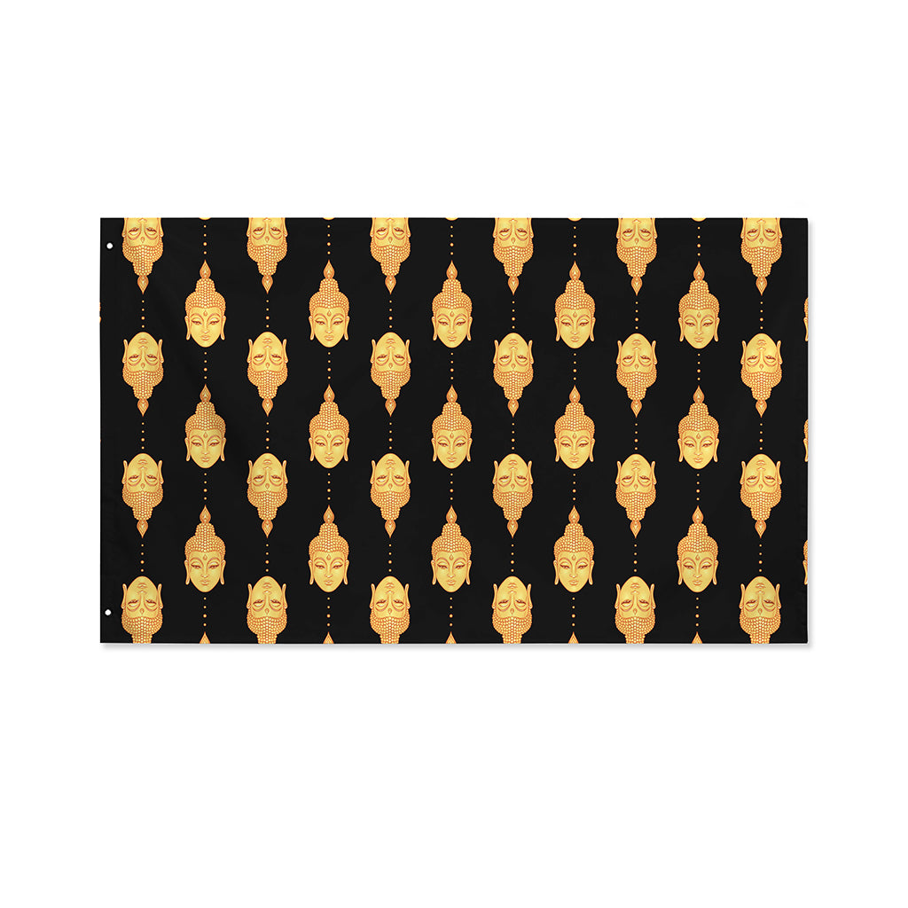 Buddha Pattern Print Polyester Flag