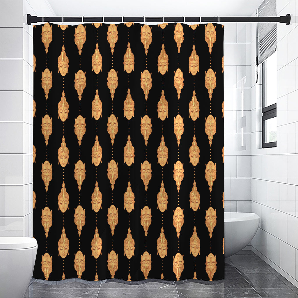 Buddha Pattern Print Premium Shower Curtain