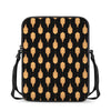 Buddha Pattern Print Rectangular Crossbody Bag