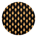 Buddha Pattern Print Round Blanket
