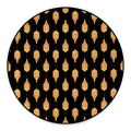 Buddha Pattern Print Round Floor Mat