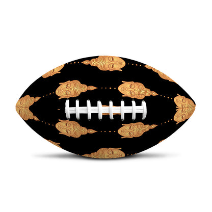 Buddha Pattern Print Rugby Ball