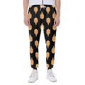 Buddha Pattern Print Joggers