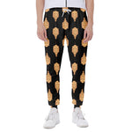 Buddha Pattern Print Scuba Joggers