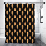 Buddha Pattern Print Shower Curtain