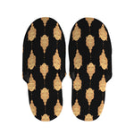 Buddha Pattern Print Slippers