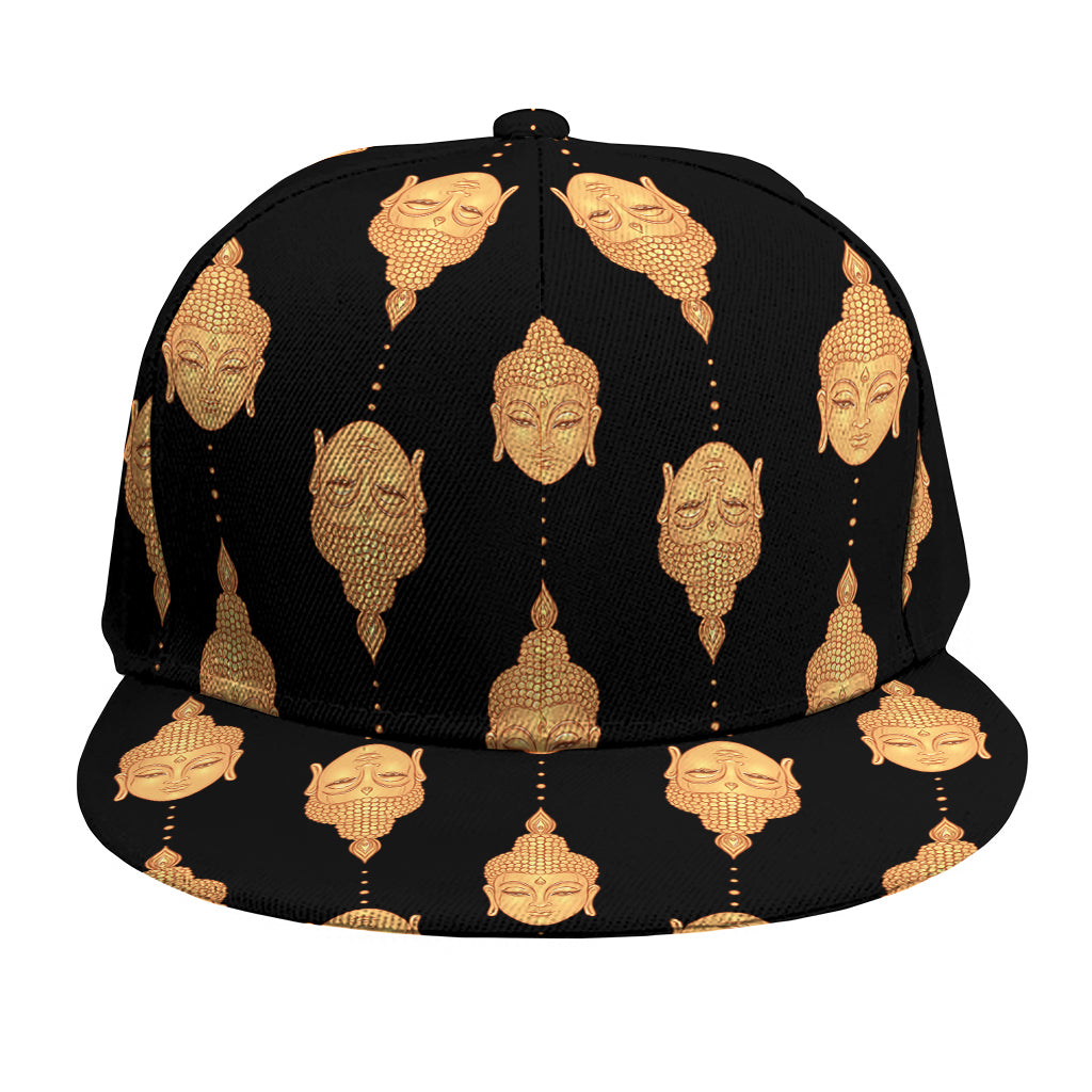 Buddha Pattern Print Snapback Cap