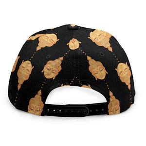 Buddha Pattern Print Snapback Cap