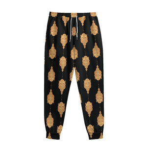 Buddha Pattern Print Sweatpants