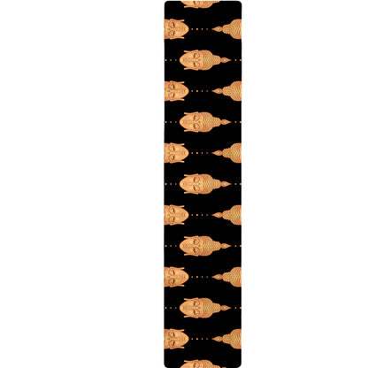 Buddha Pattern Print Table Runner