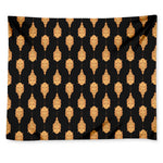 Buddha Pattern Print Tapestry