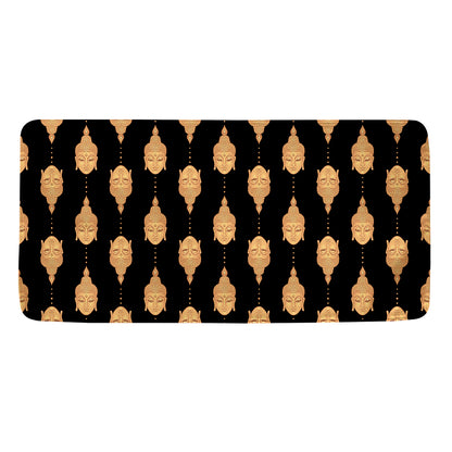 Buddha Pattern Print Towel