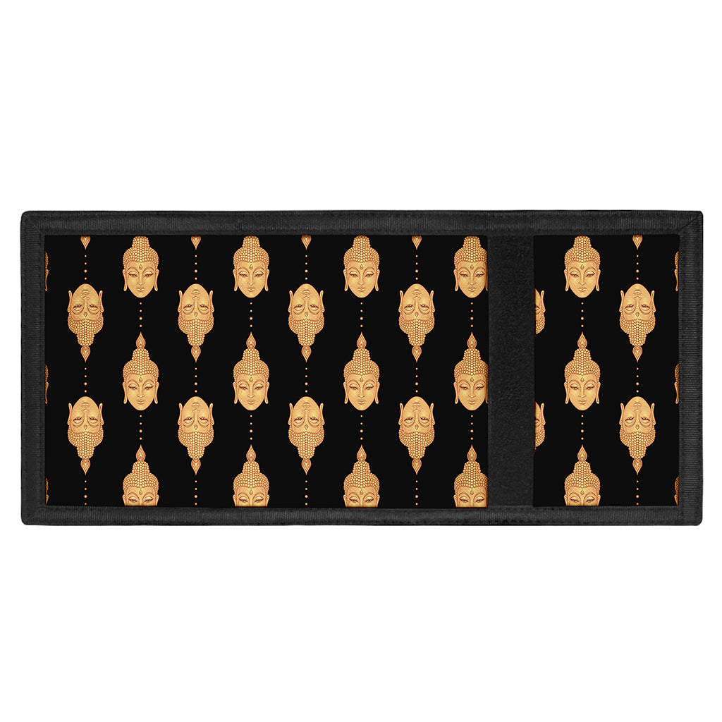 Buddha Pattern Print Trifold Wallet