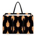 Buddha Pattern Print Utility Tote Bag
