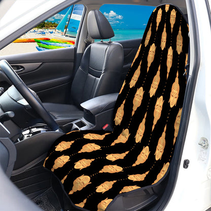 Buddha Pattern Print Waterproof Car Seat Cover