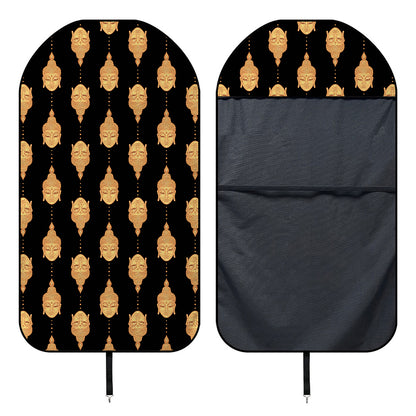 Buddha Pattern Print Waterproof Car Seat Cover