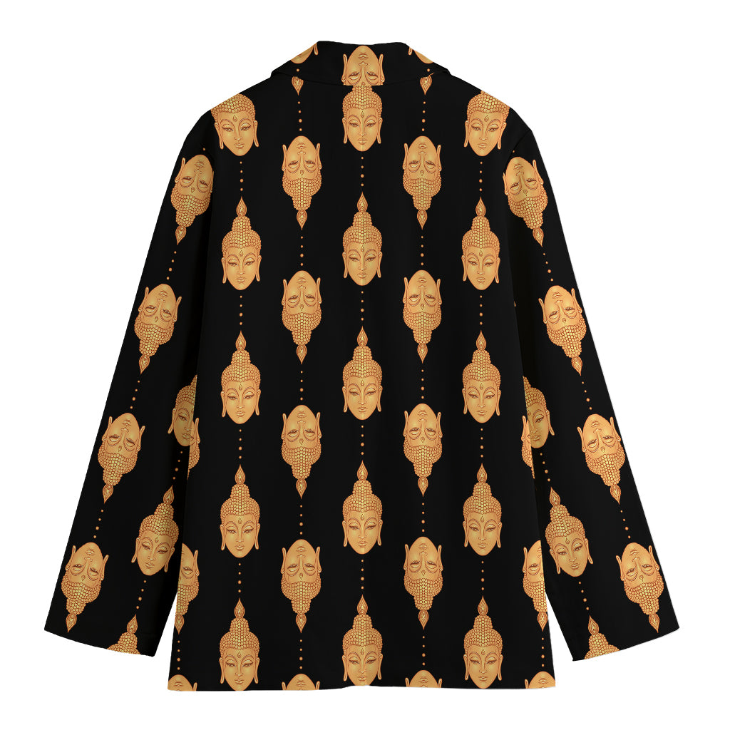 Buddha Pattern Print Women's Blazer