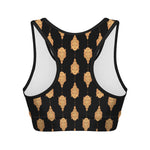 Buddha Pattern Print Women's Sports Bra