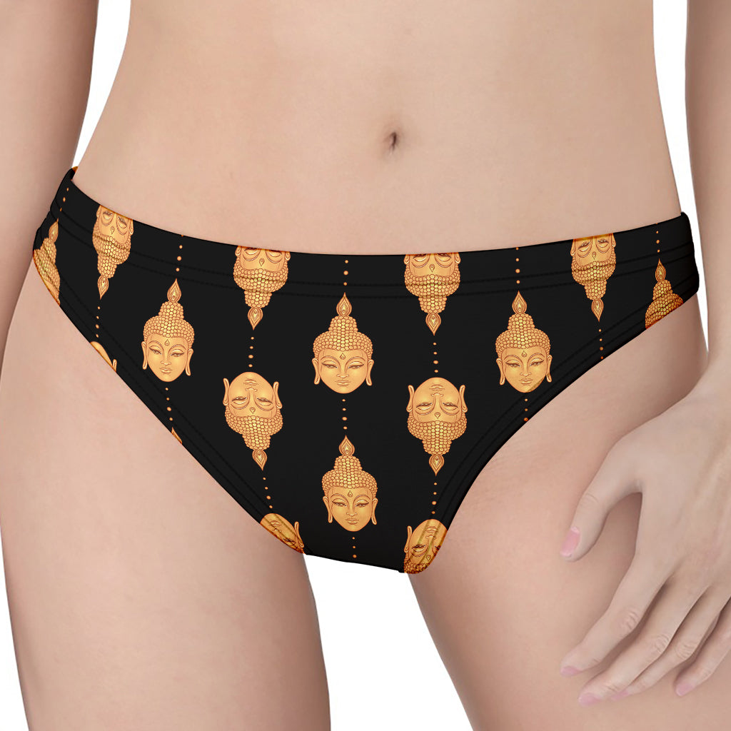 Buddha Pattern Print Women's Thong