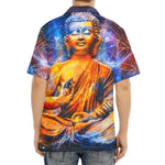 Buddha Statue Mandala Print Aloha Shirt