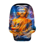 Buddha Statue Mandala Print Baby Seat Cover
