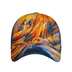 Buddha Statue Mandala Print Baseball Cap