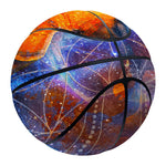 Buddha Statue Mandala Print Basketball