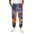 Buddha Statue Mandala Print Cotton Sweatpants