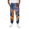 Buddha Statue Mandala Print Cotton Pants