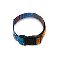 Buddha Statue Mandala Print Dog Collar
