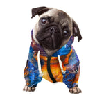 Buddha Statue Mandala Print Dog Zip Up Hoodie