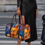 Buddha Statue Mandala Print Duffle Bag