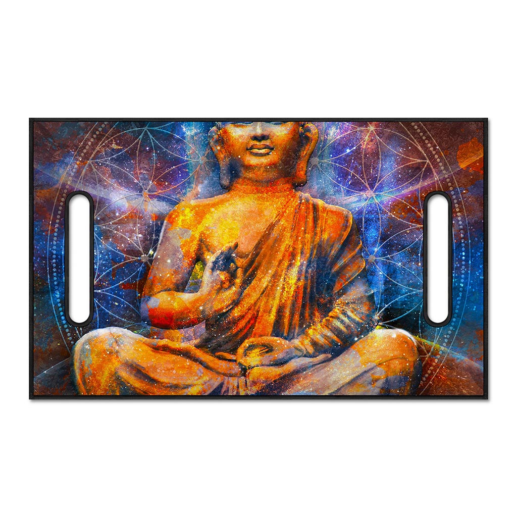 Buddha Statue Mandala Print Golf Cart Seat Cover