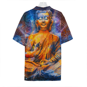 Buddha Statue Mandala Print Hawaiian Shirt