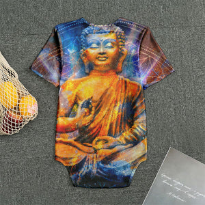 Buddha Statue Mandala Print Men's Bodysuit