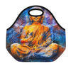 Buddha Statue Mandala Print Neoprene Lunch Bag