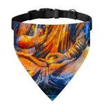 Buddha Statue Mandala Print Over The Collar Dog Bandana